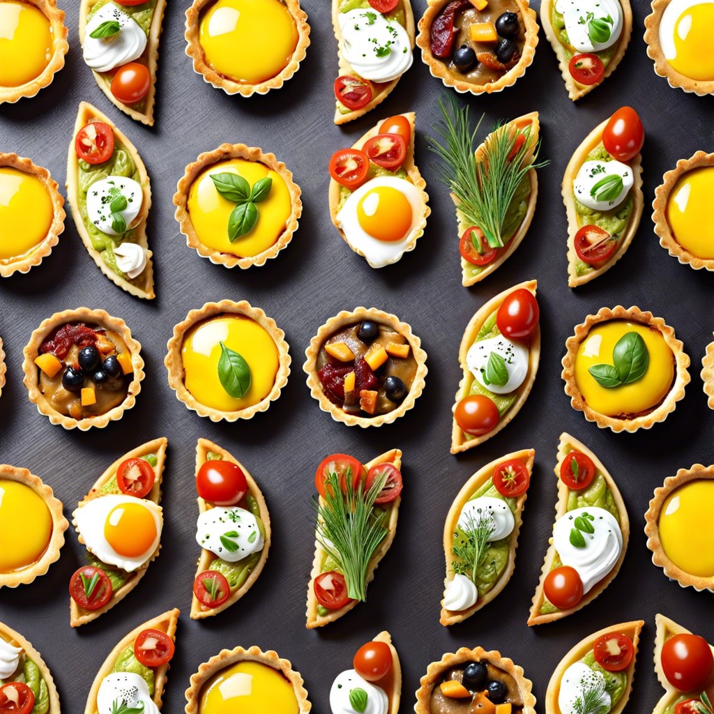 savory breakfast tartlets