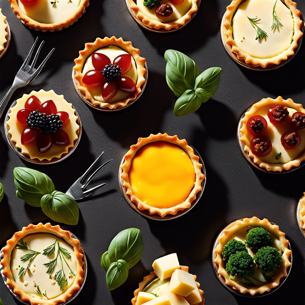 savory cheese tartlets