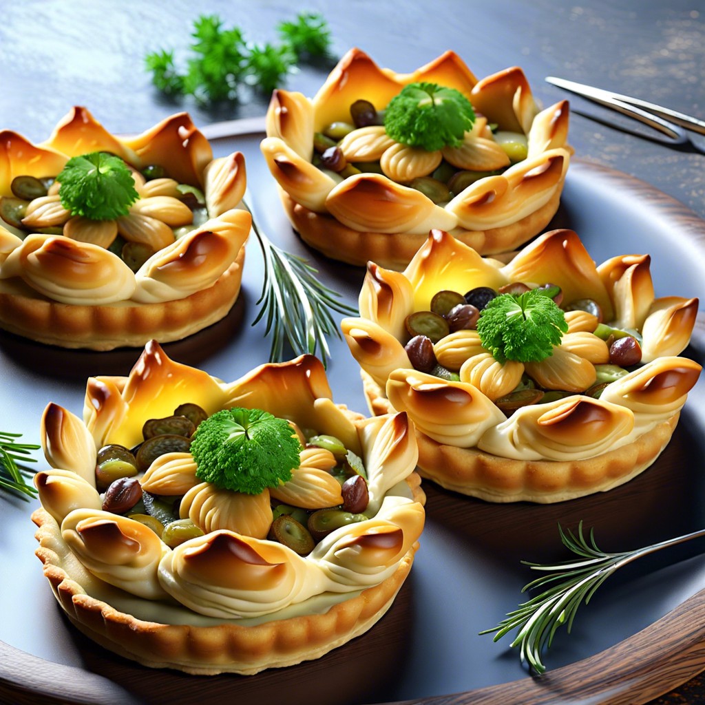 savory lion tarts