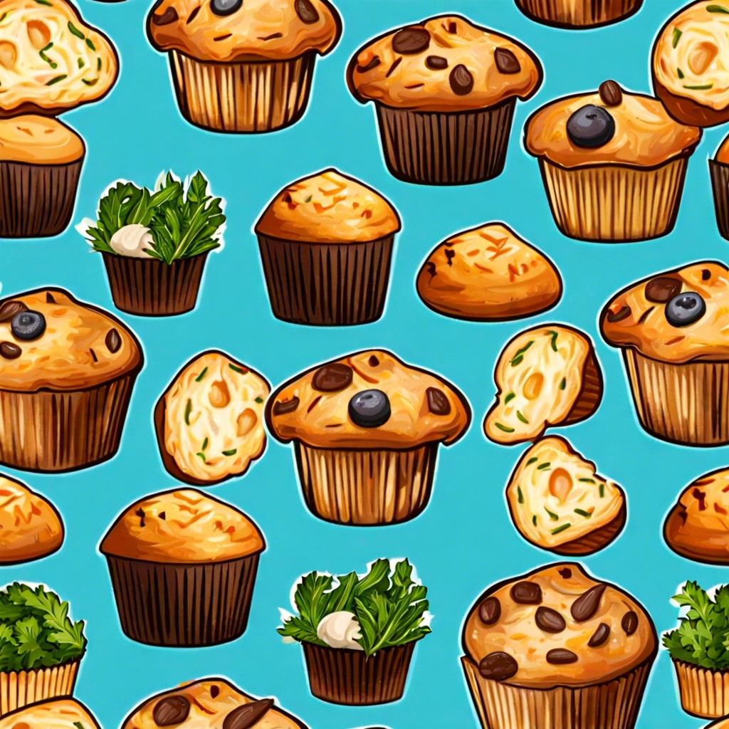 savory muffin assortment