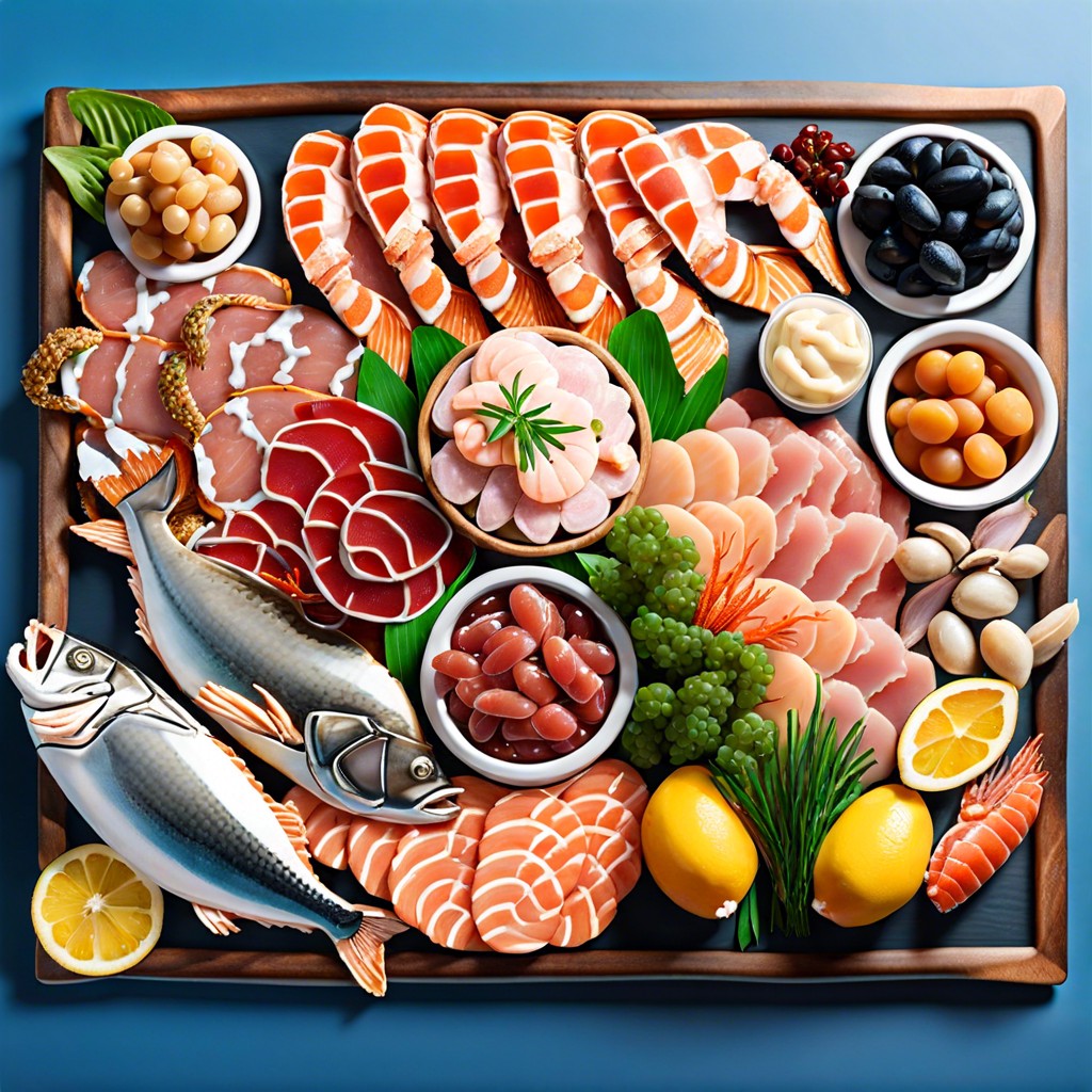 seafood extravaganza board