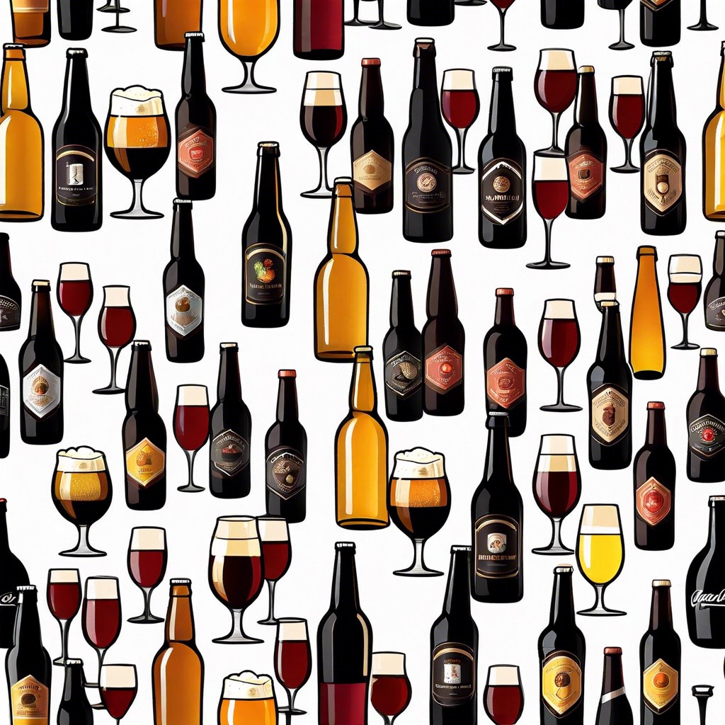 seasonal beer or wine selection