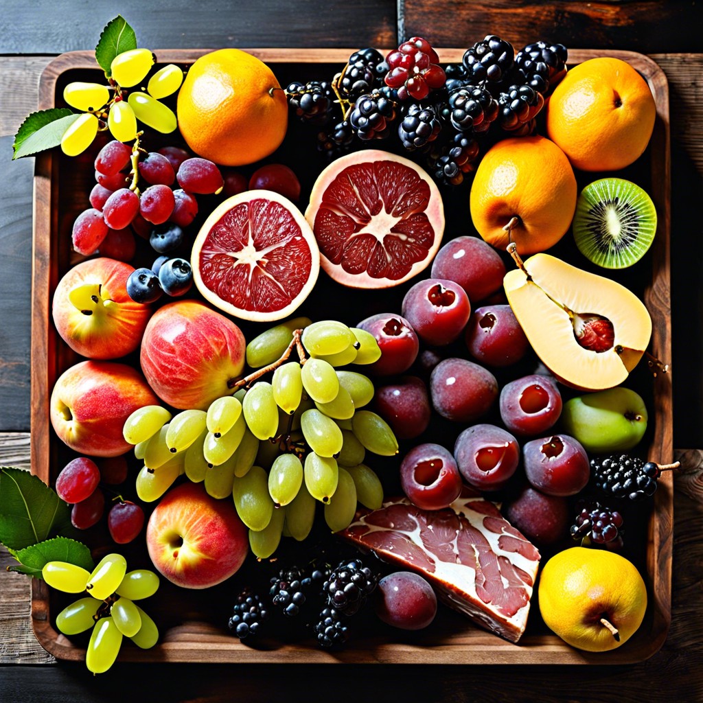 seasonal fresh fruits