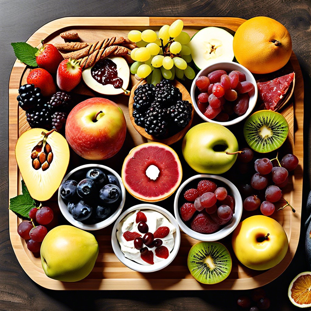 seasonal fruit half bowls e.g. melon halves