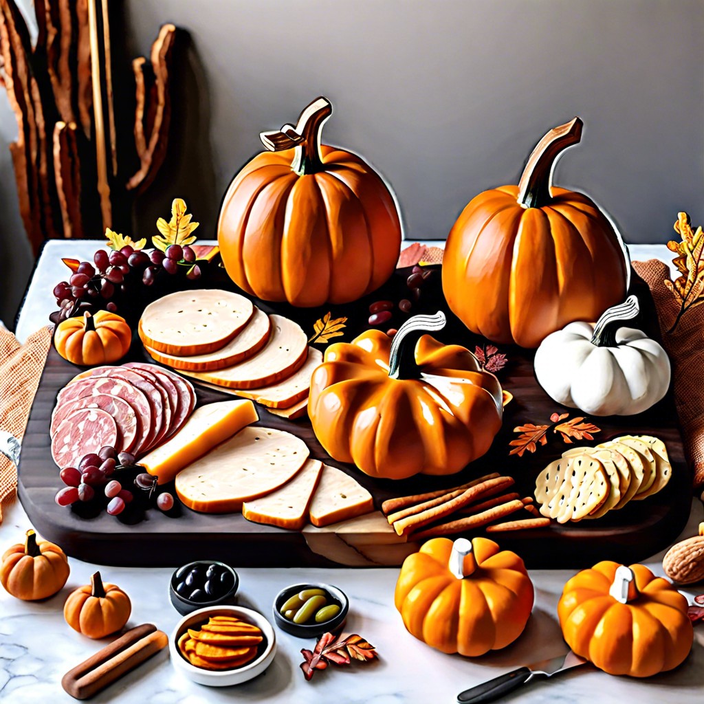 seasonal pumpkin spice board