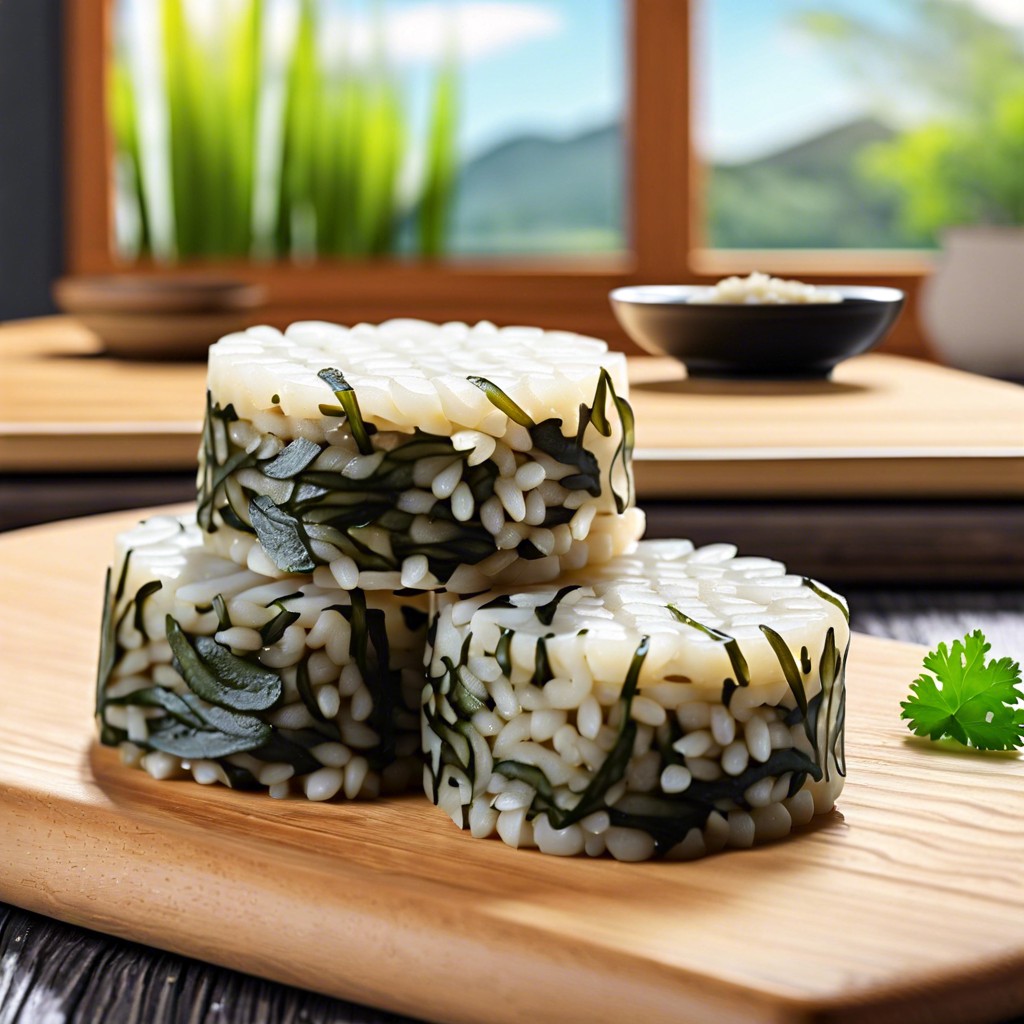 seaweed rice cakes