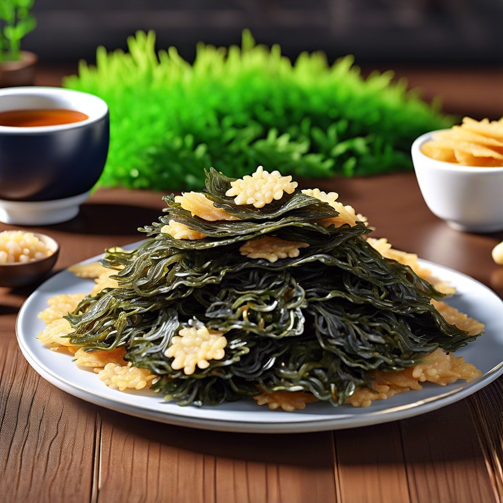seaweed rice chips