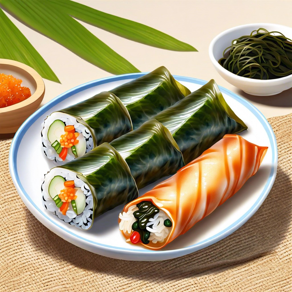 seaweed rice rolls