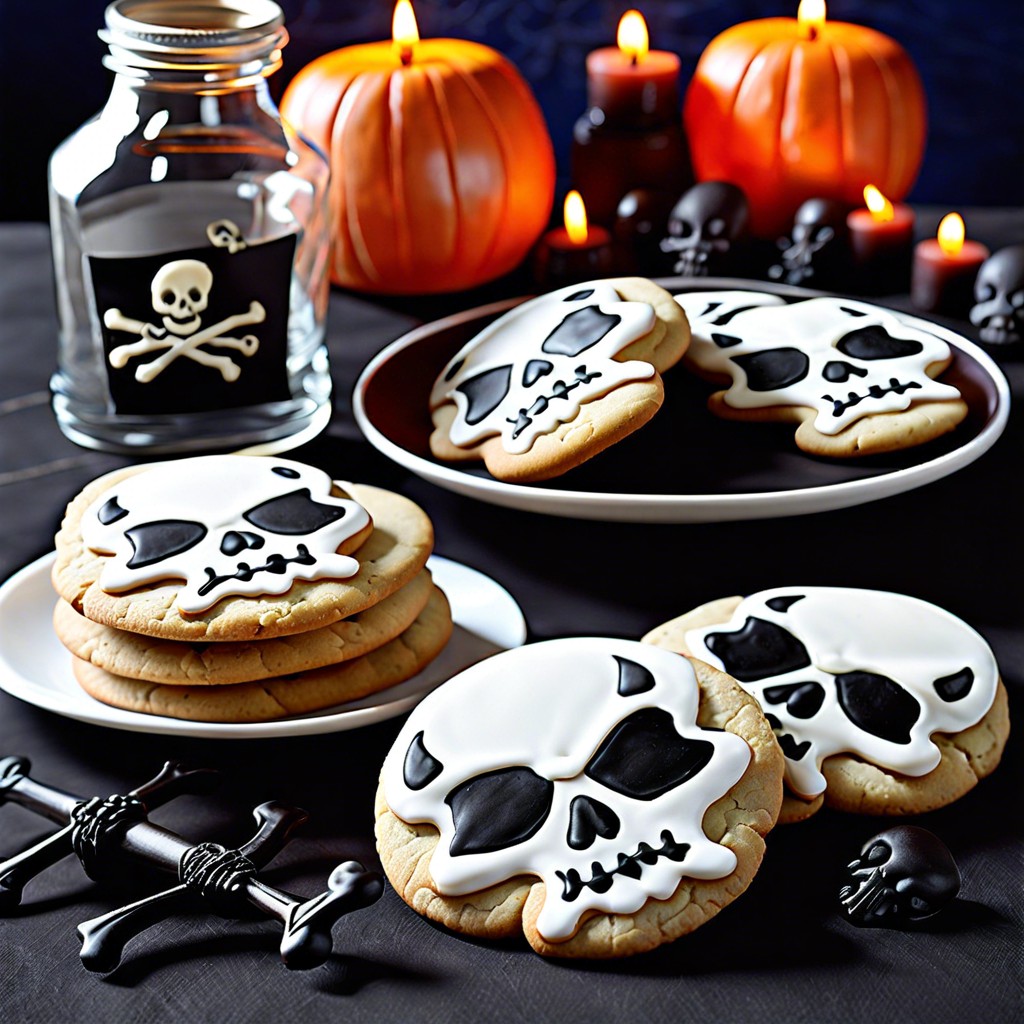 skull amp crossbones cookies