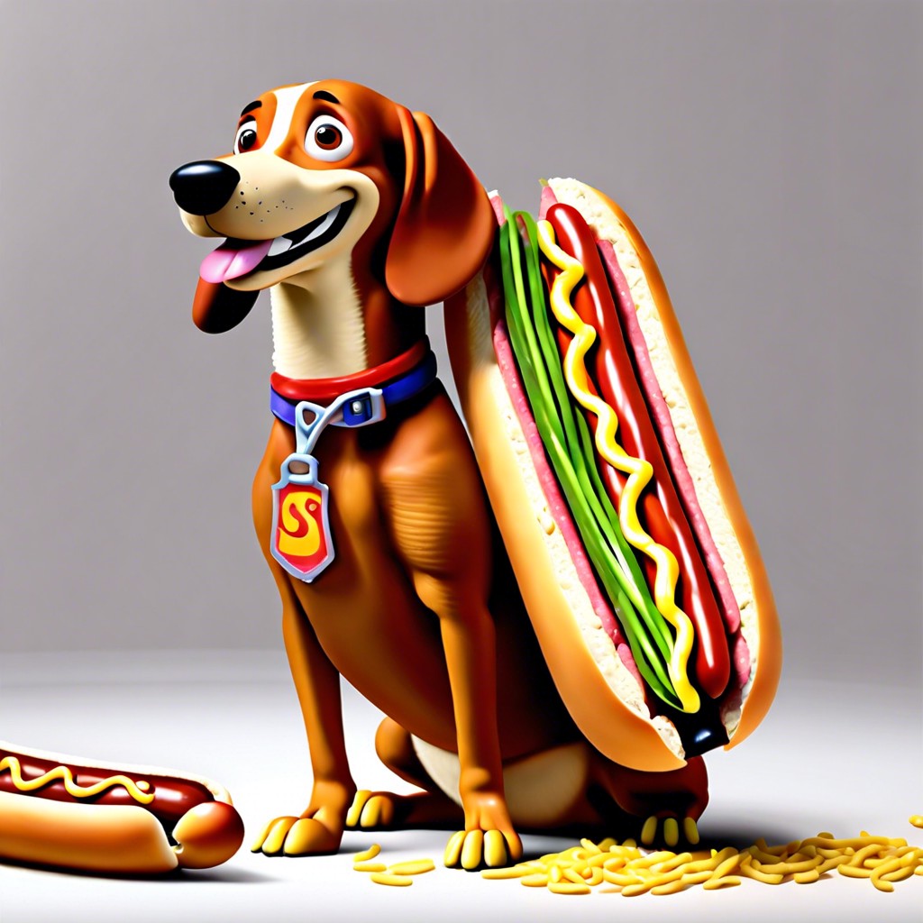 slinky dog hot dogs