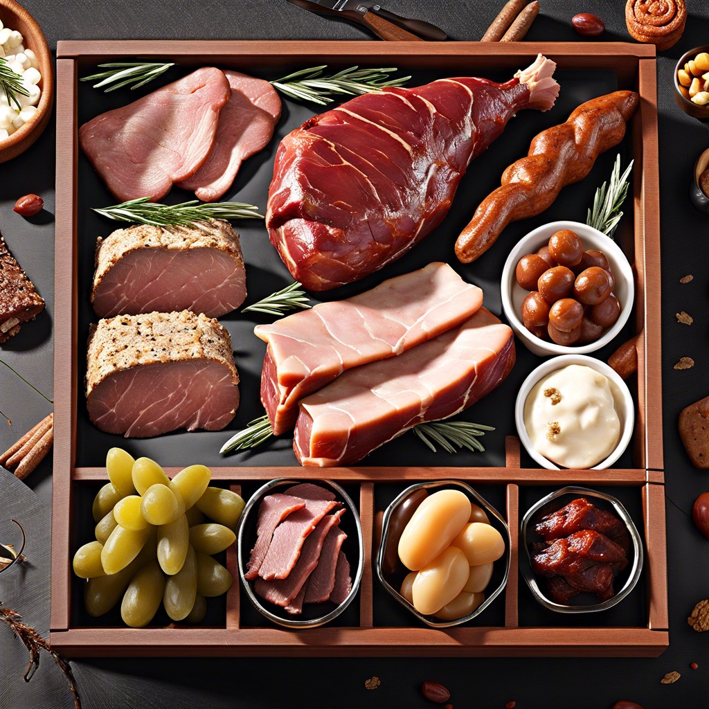 smoked meats selection box