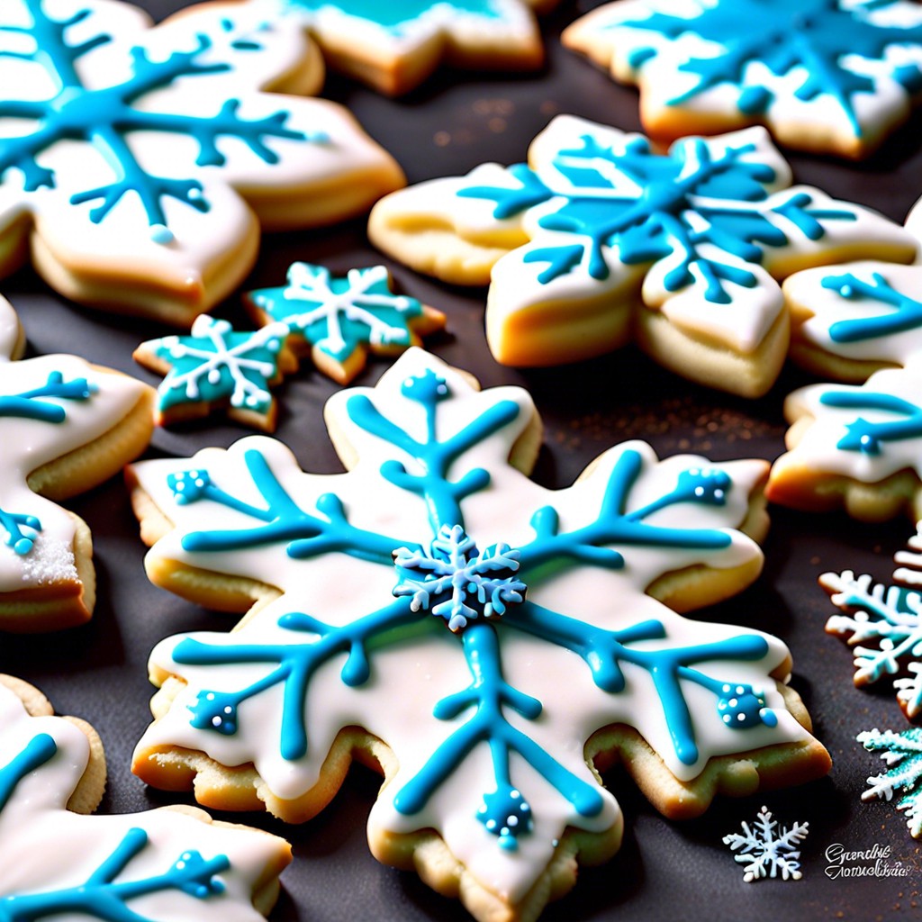 snowflake sugar cookies