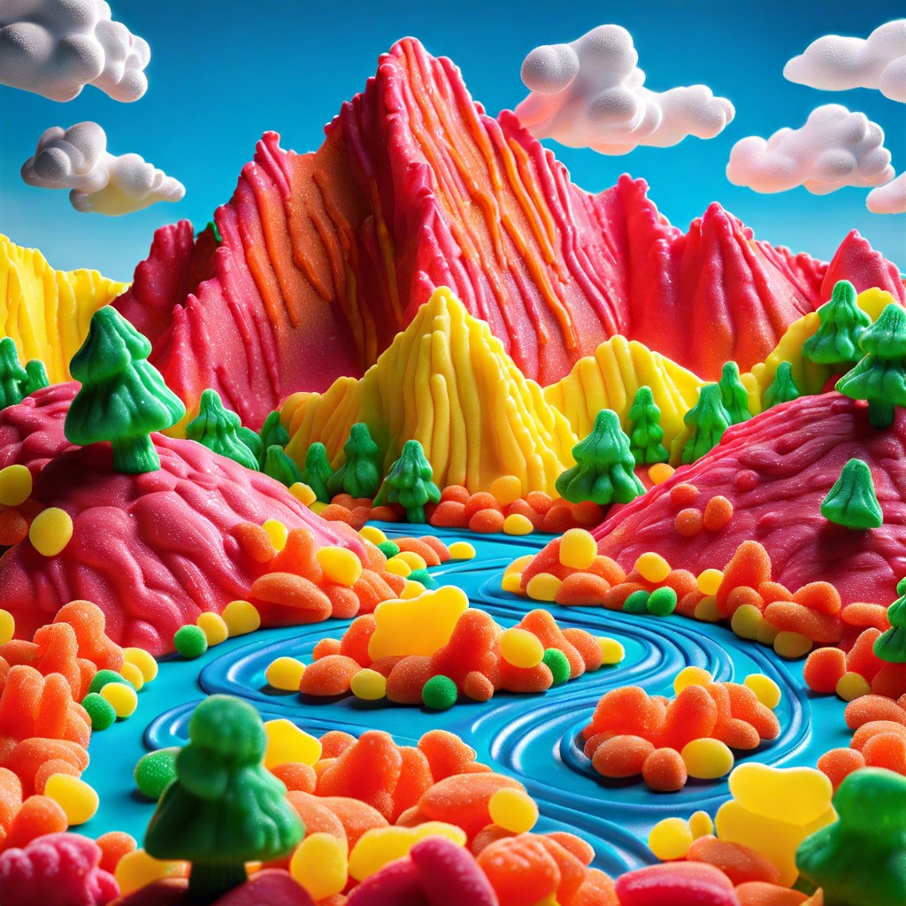 sour patch kid mountains