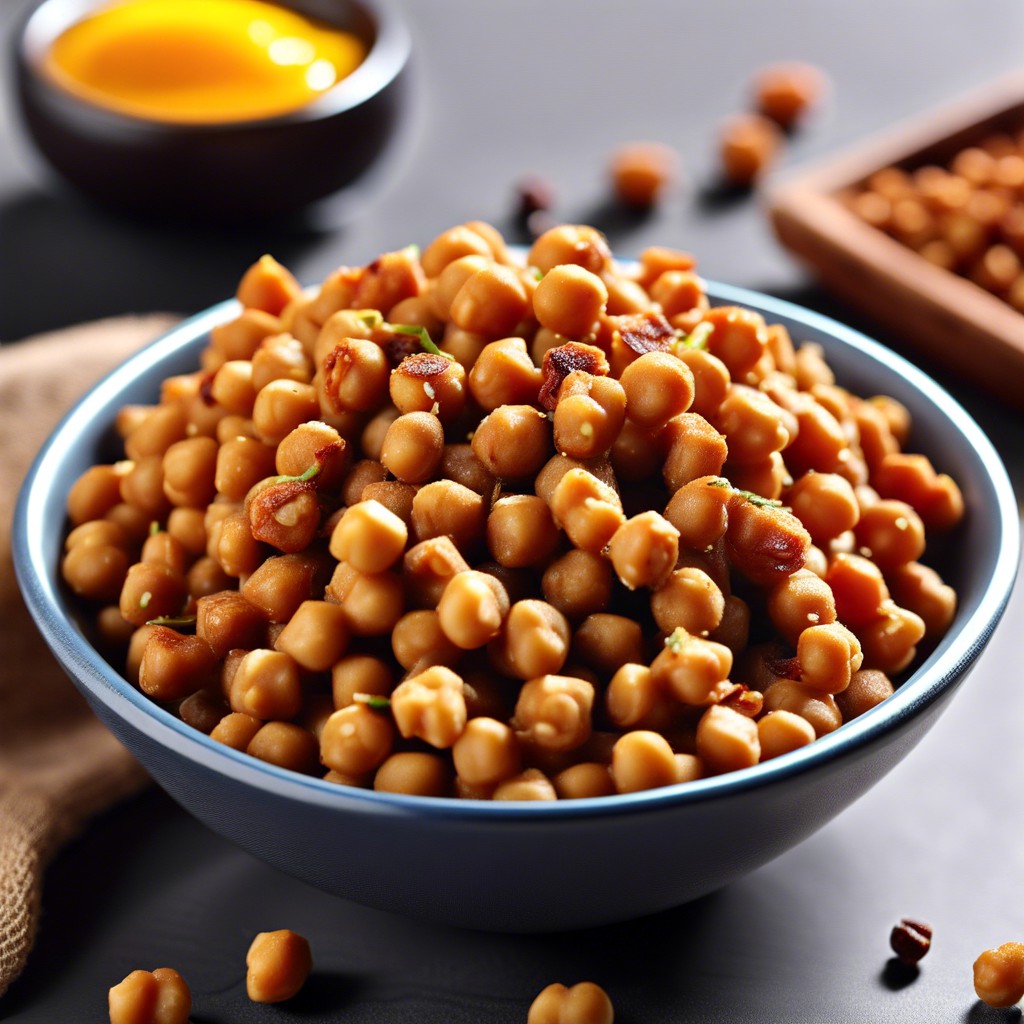 spiced chickpea crunch