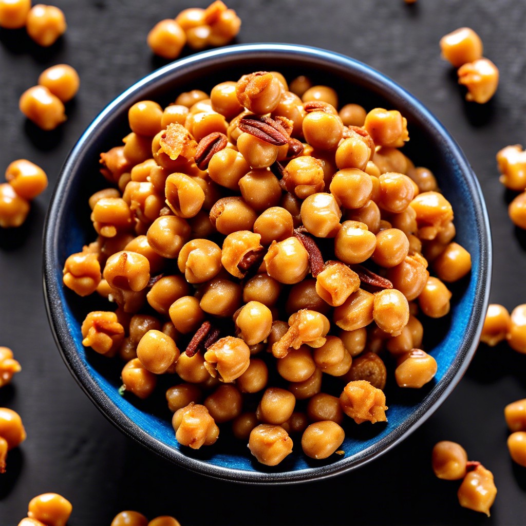 spiced chickpea crunch