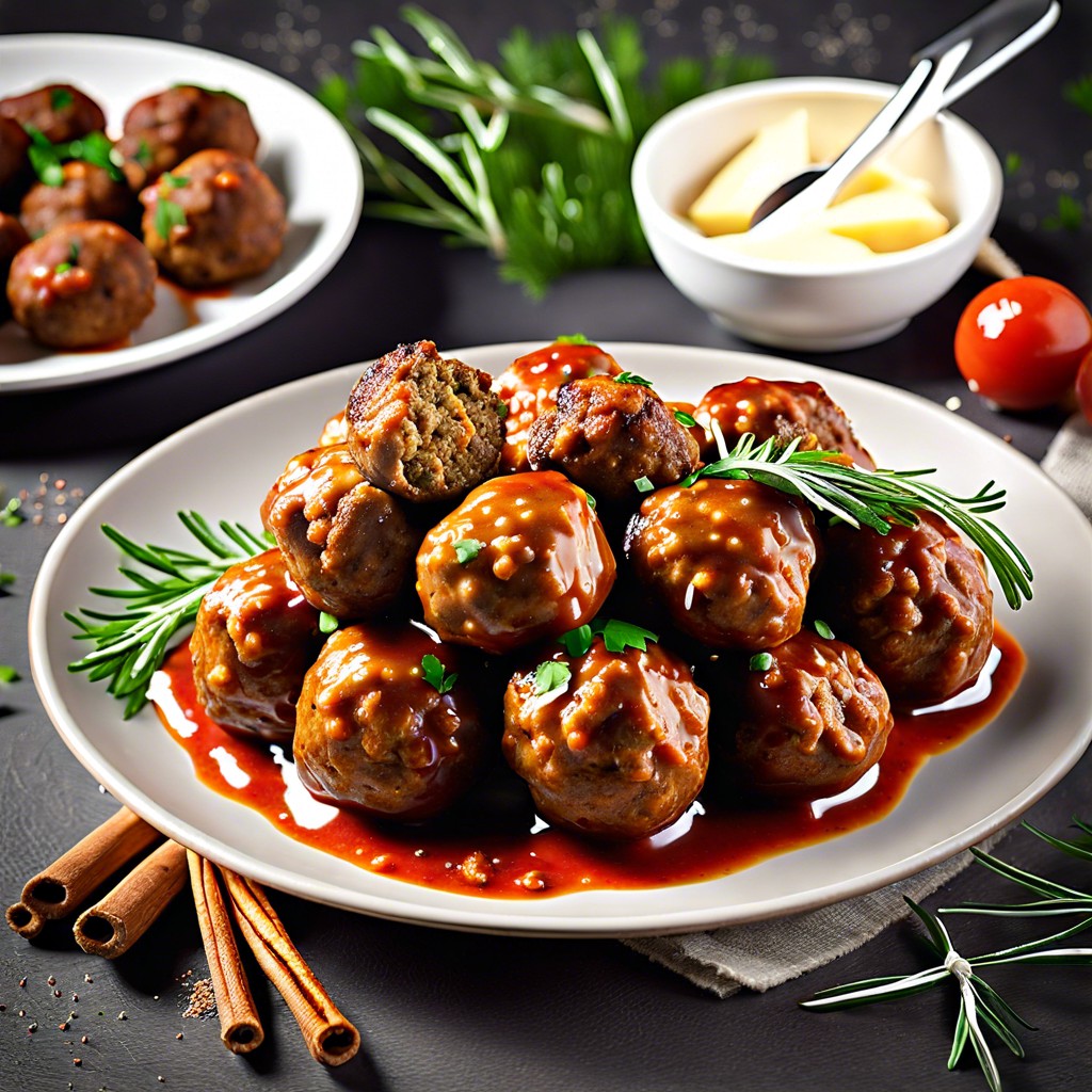 spiced lamb meatballs