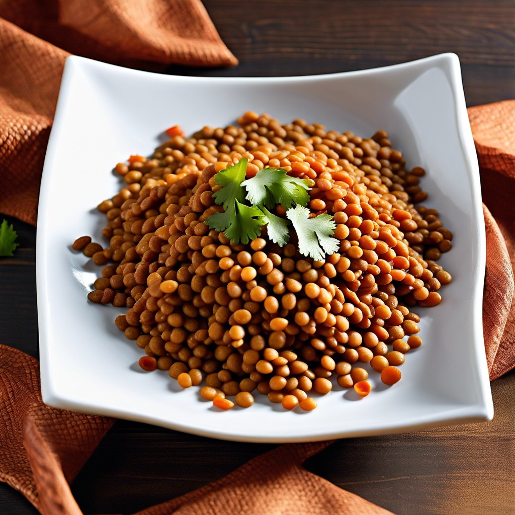 spiced lentil crisps