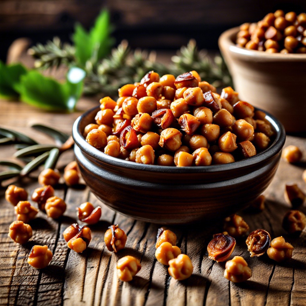 spiced roasted chickpeas