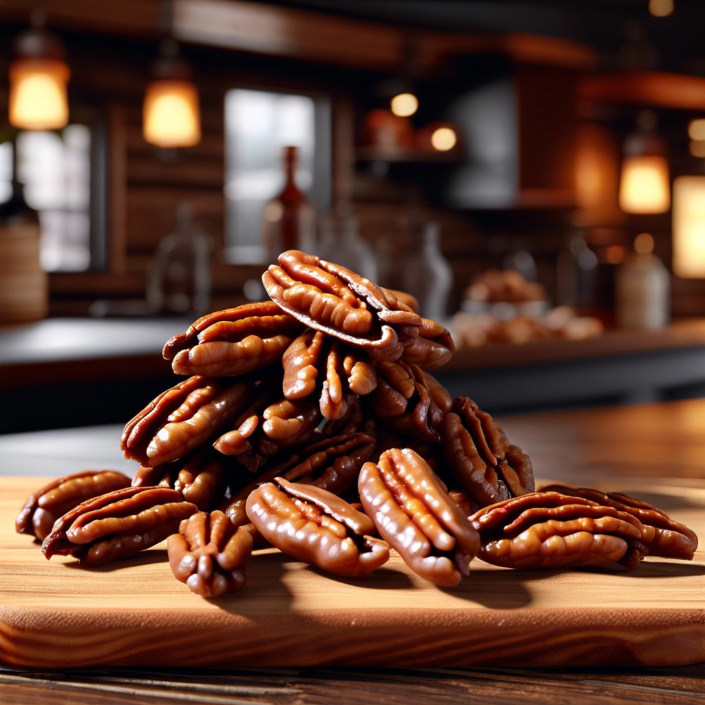 spicy candied pecans