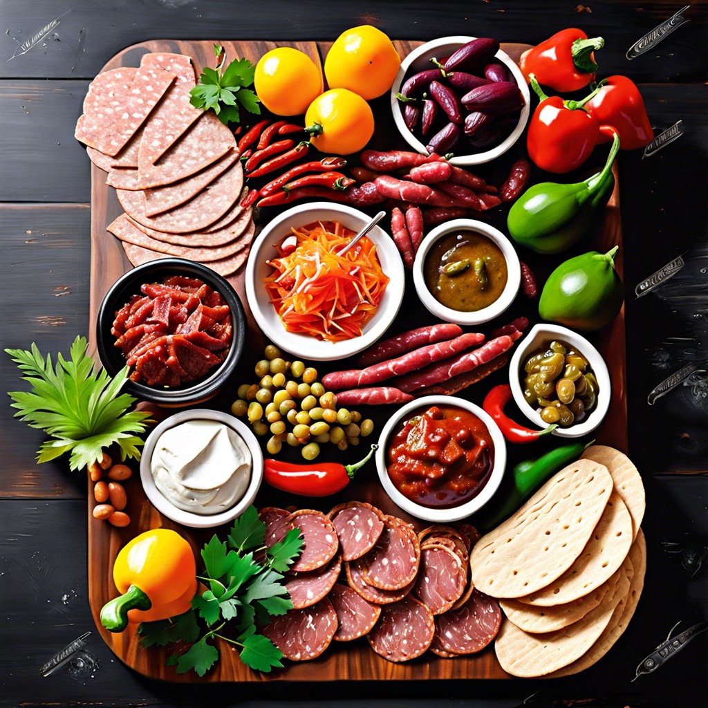 spicy fiesta board