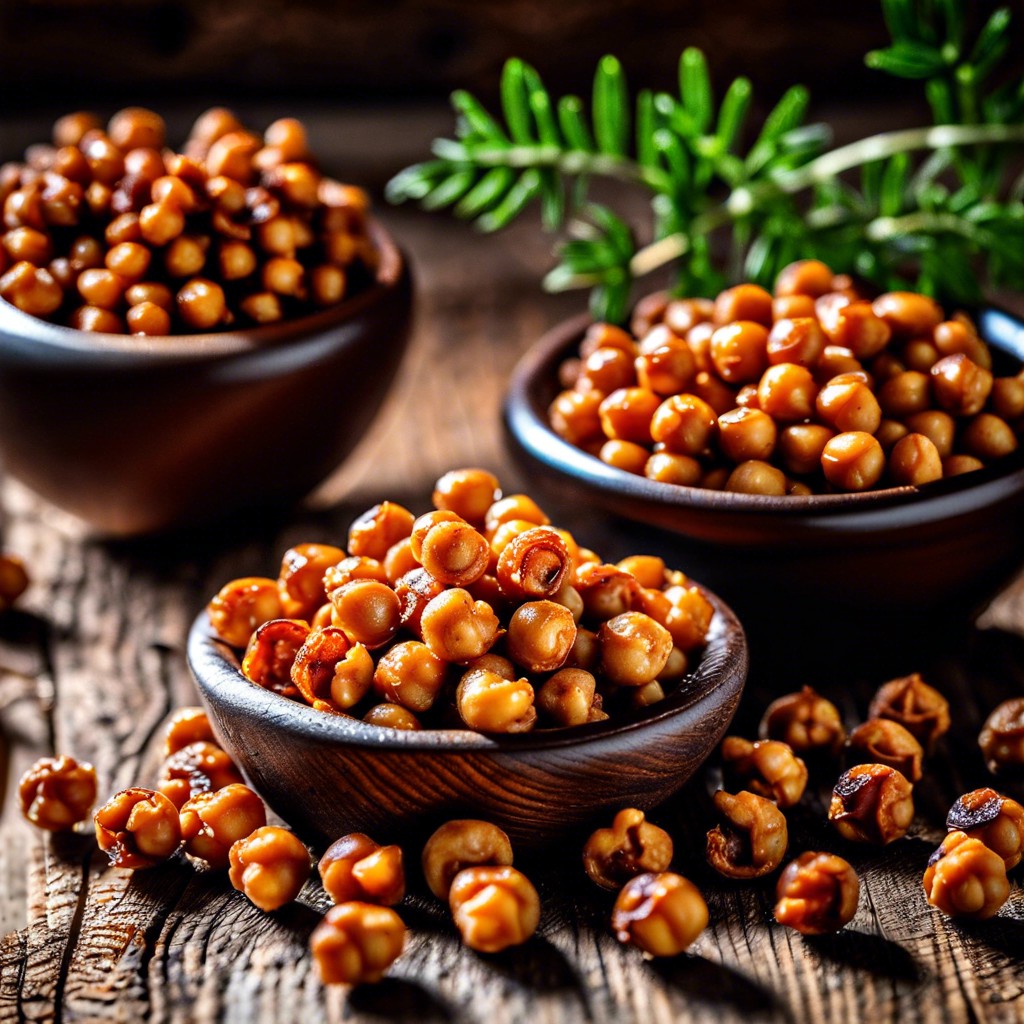 spicy roasted chickpeas