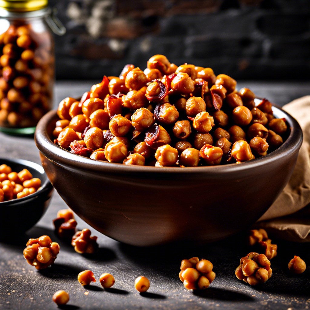 spicy roasted chickpeas