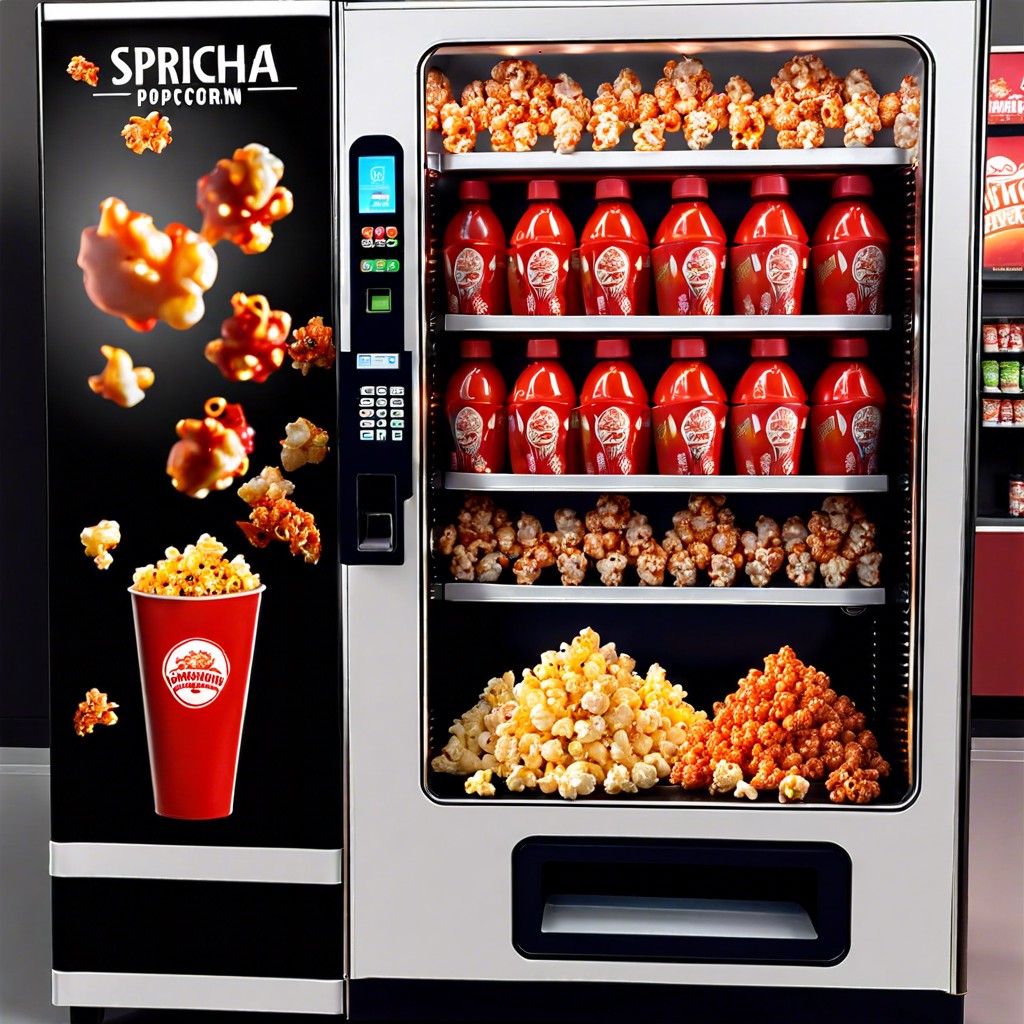 spicy sriracha popcorn