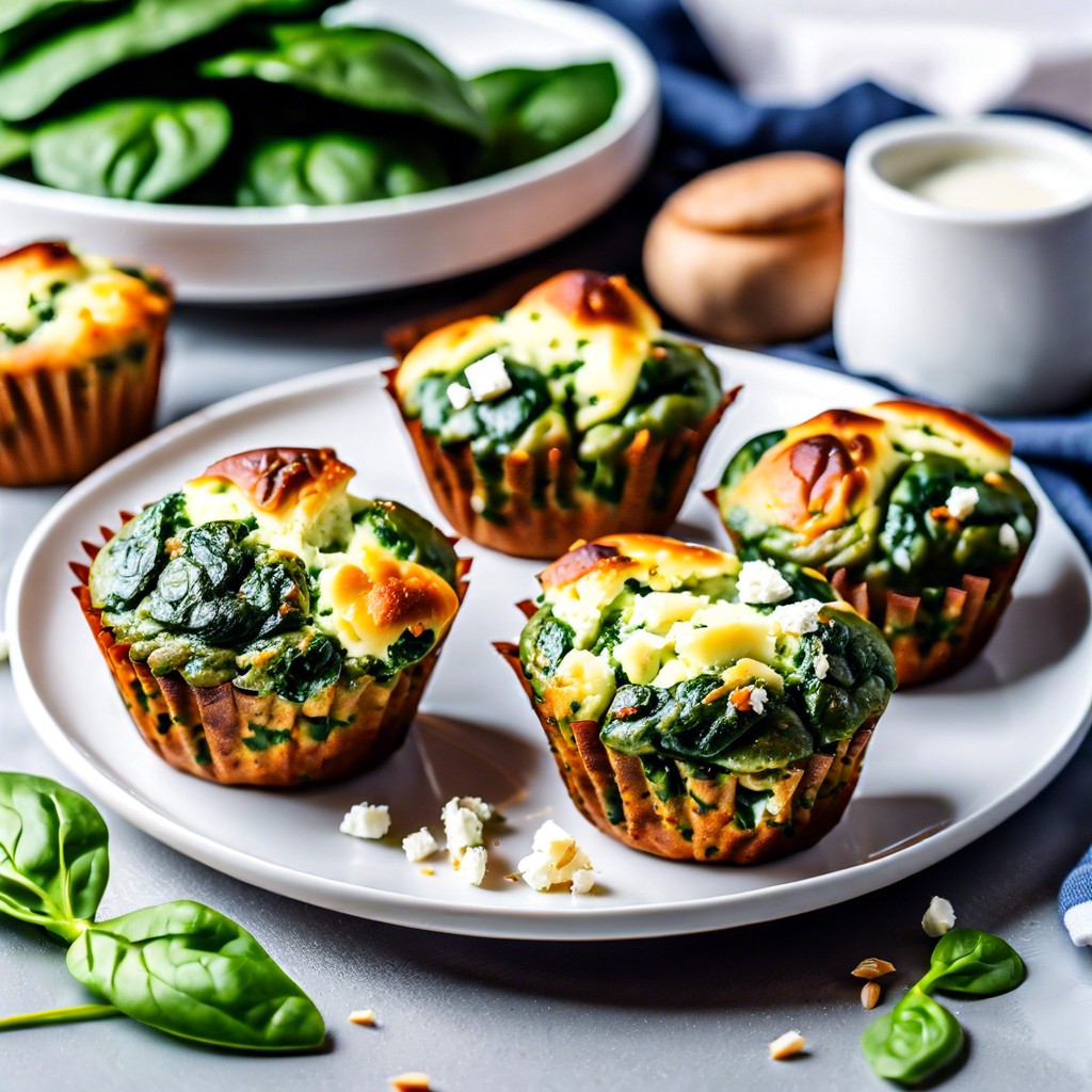 spinach and feta muffins