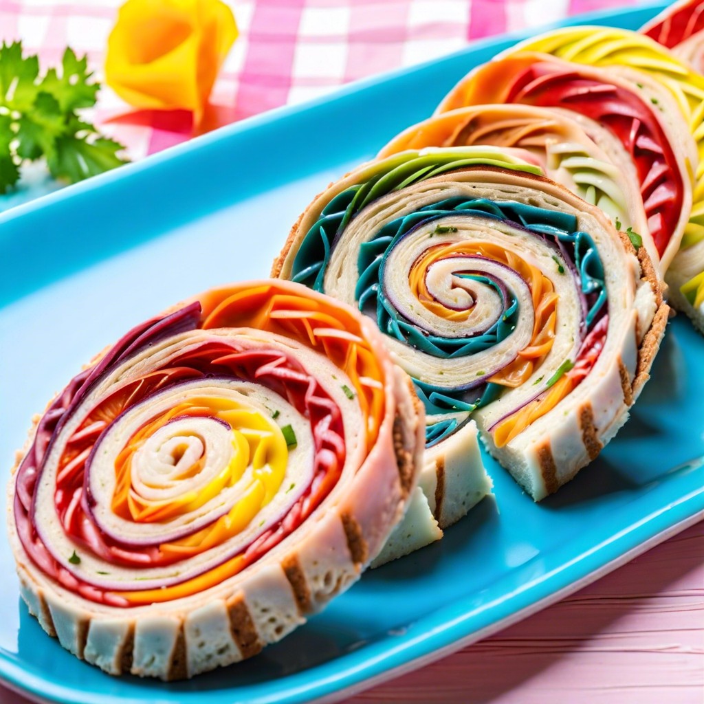 spiral sandwich pinwheels