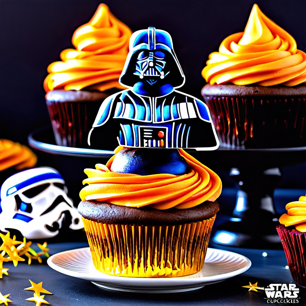 star wars galaxy cupcakes