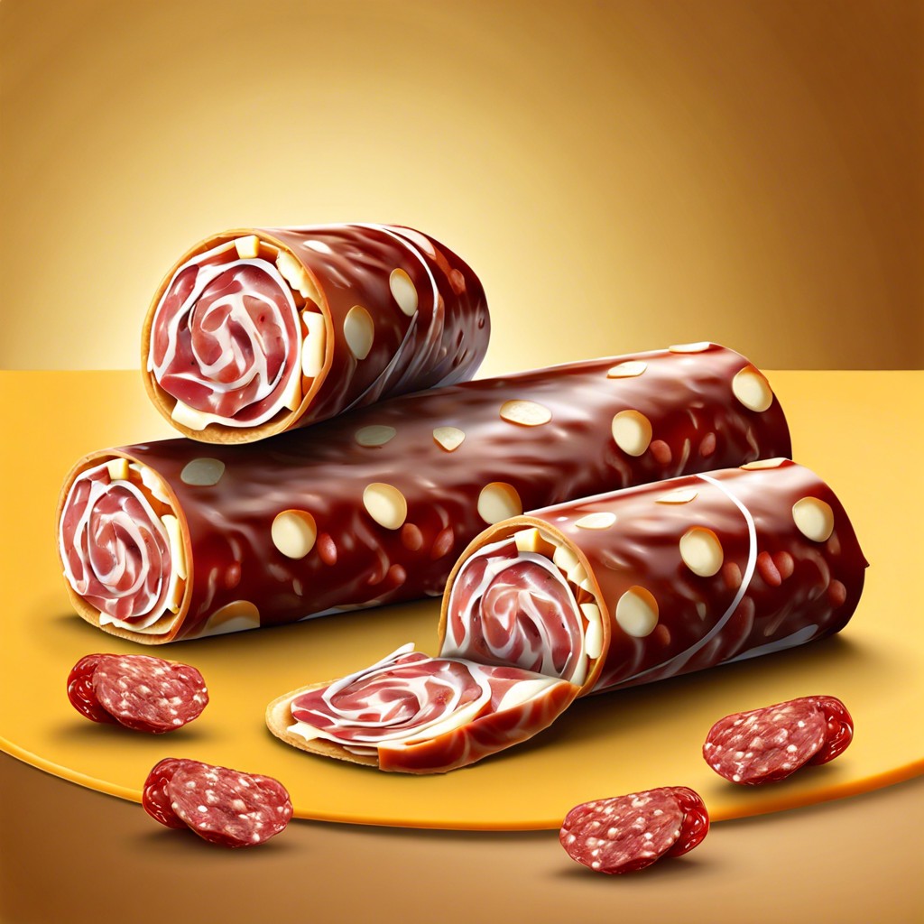 store brand salami and cheese roll ups