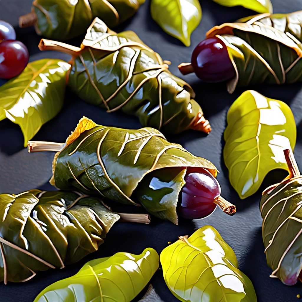 stuffed grape leaves