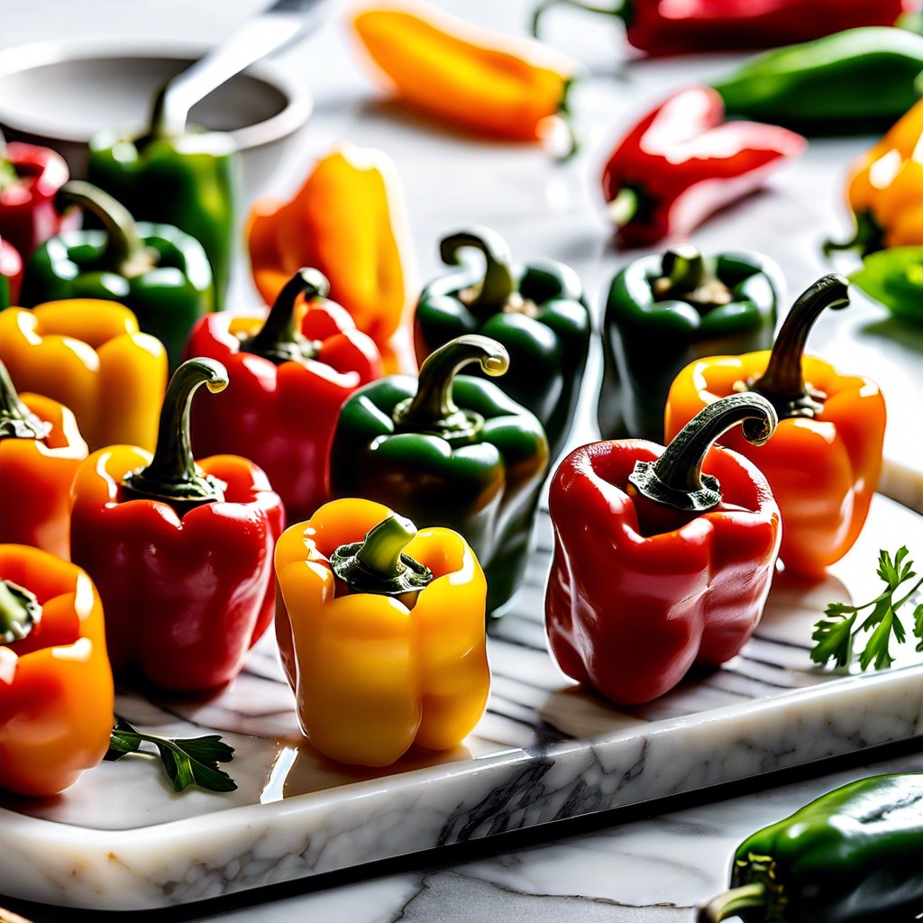 stuffed mini bell peppers