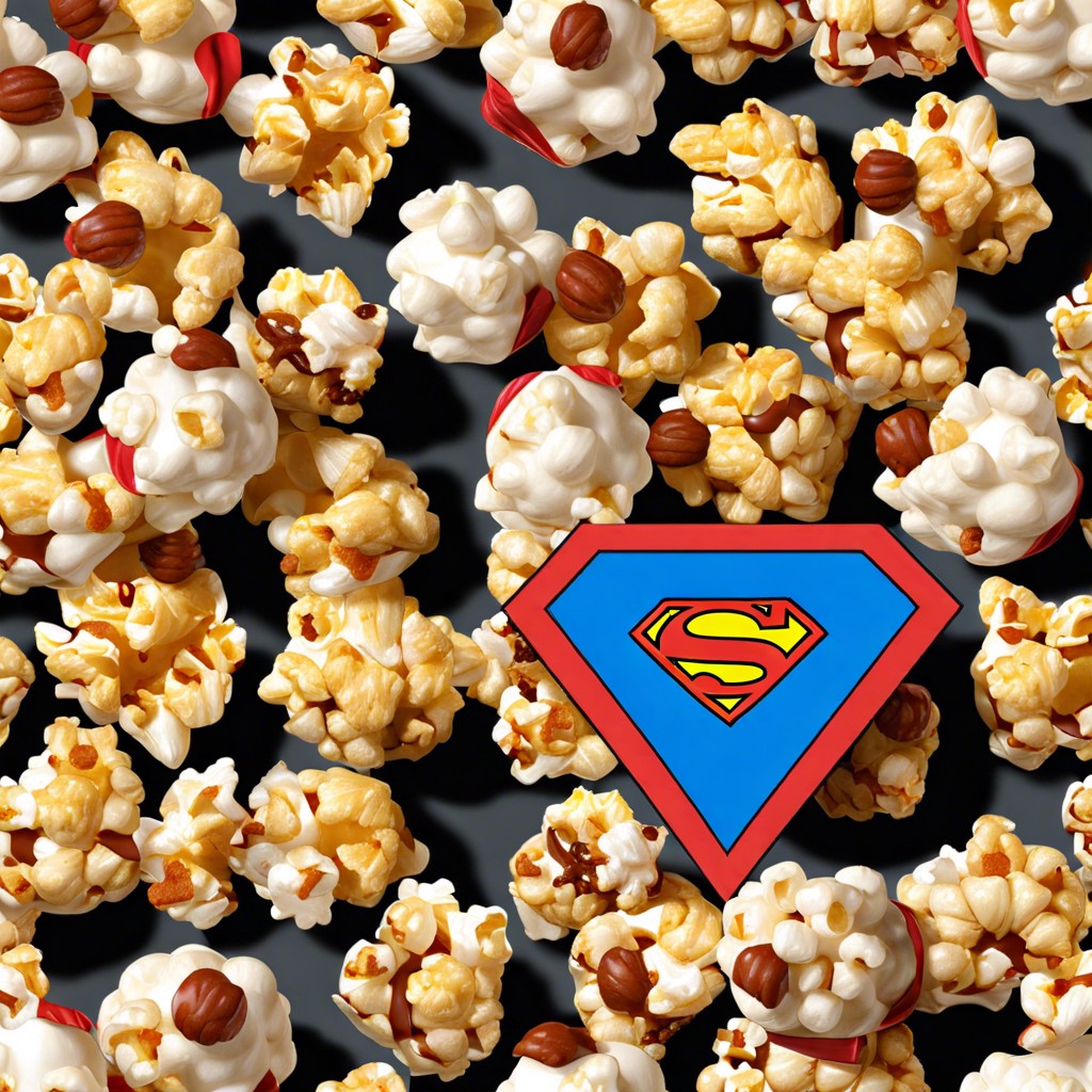 superman popcorn balls