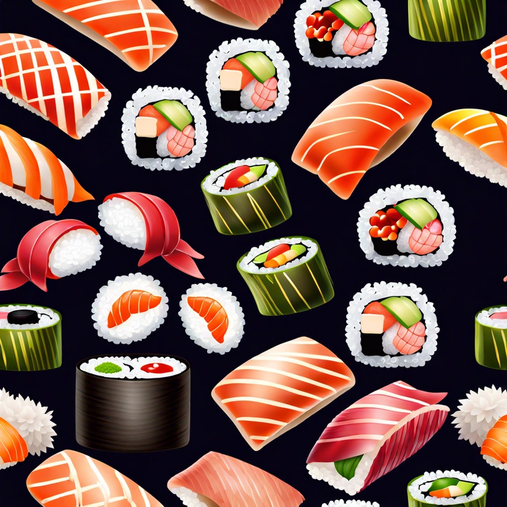 sushi roll sampler