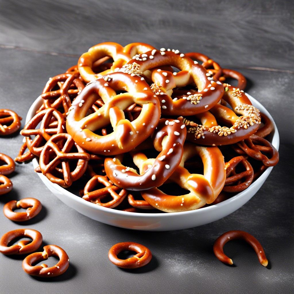 sweet and spicy pretzel mix