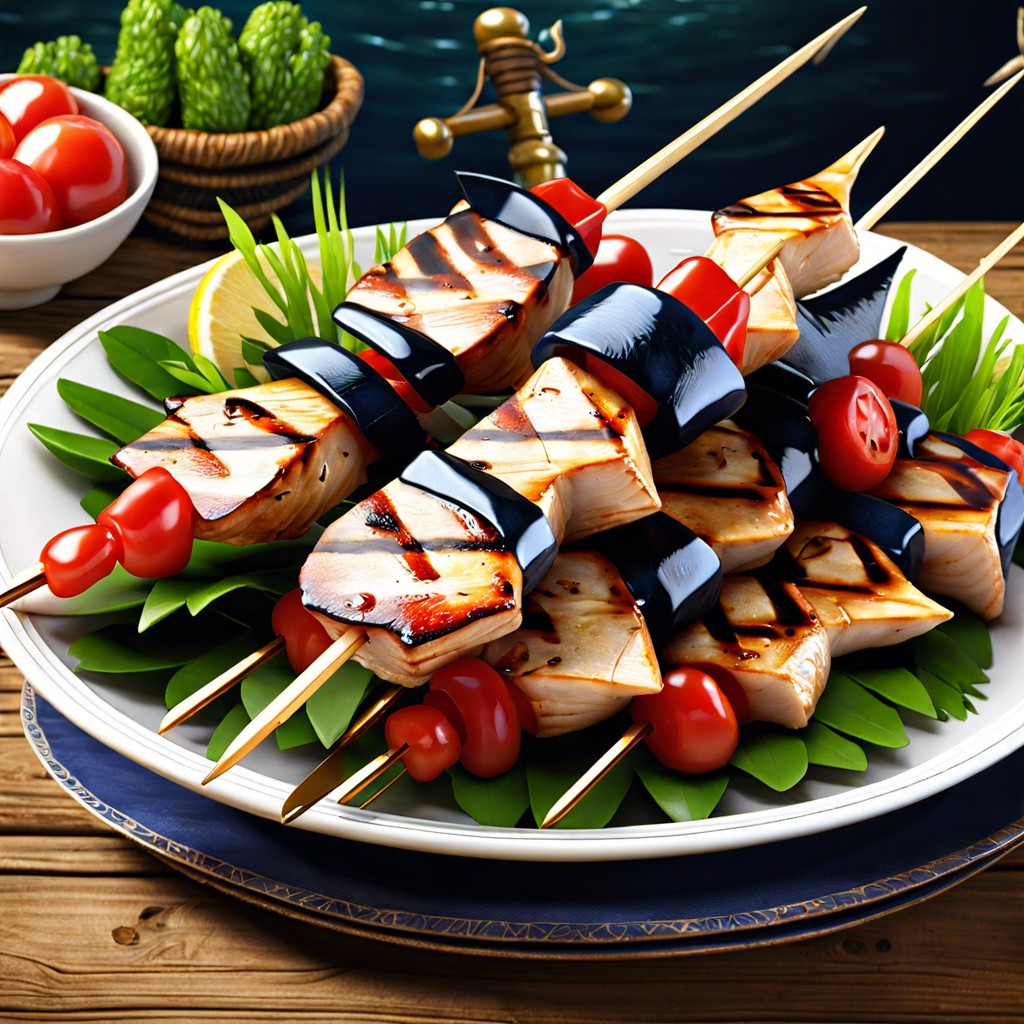 swordfish skewers