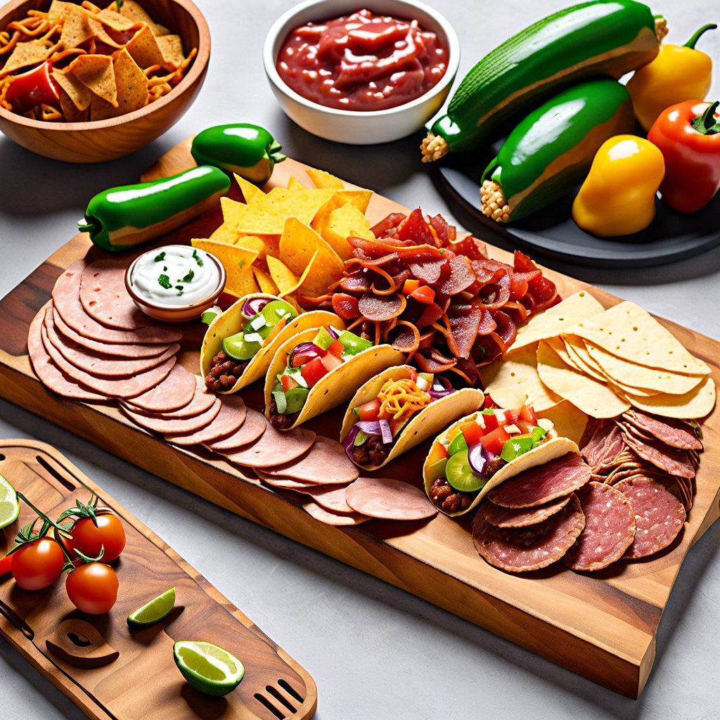 taco charcuterie board