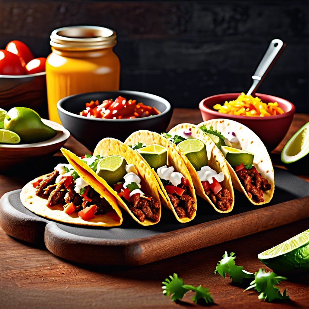 taco fixings board