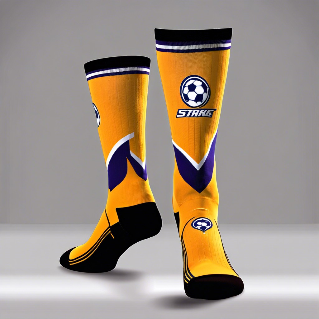 team logo socks