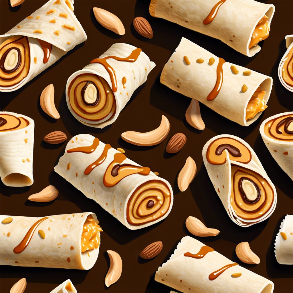 tortilla roll ups with peanut butter and jelly