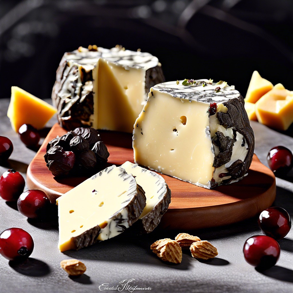 truffle cheddar and cranberry goat cheese