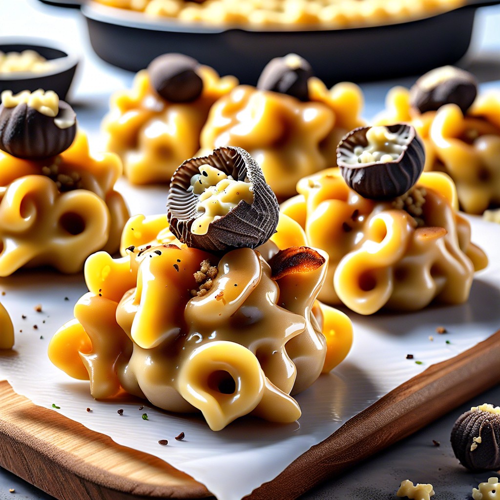 truffle mac and cheese bites