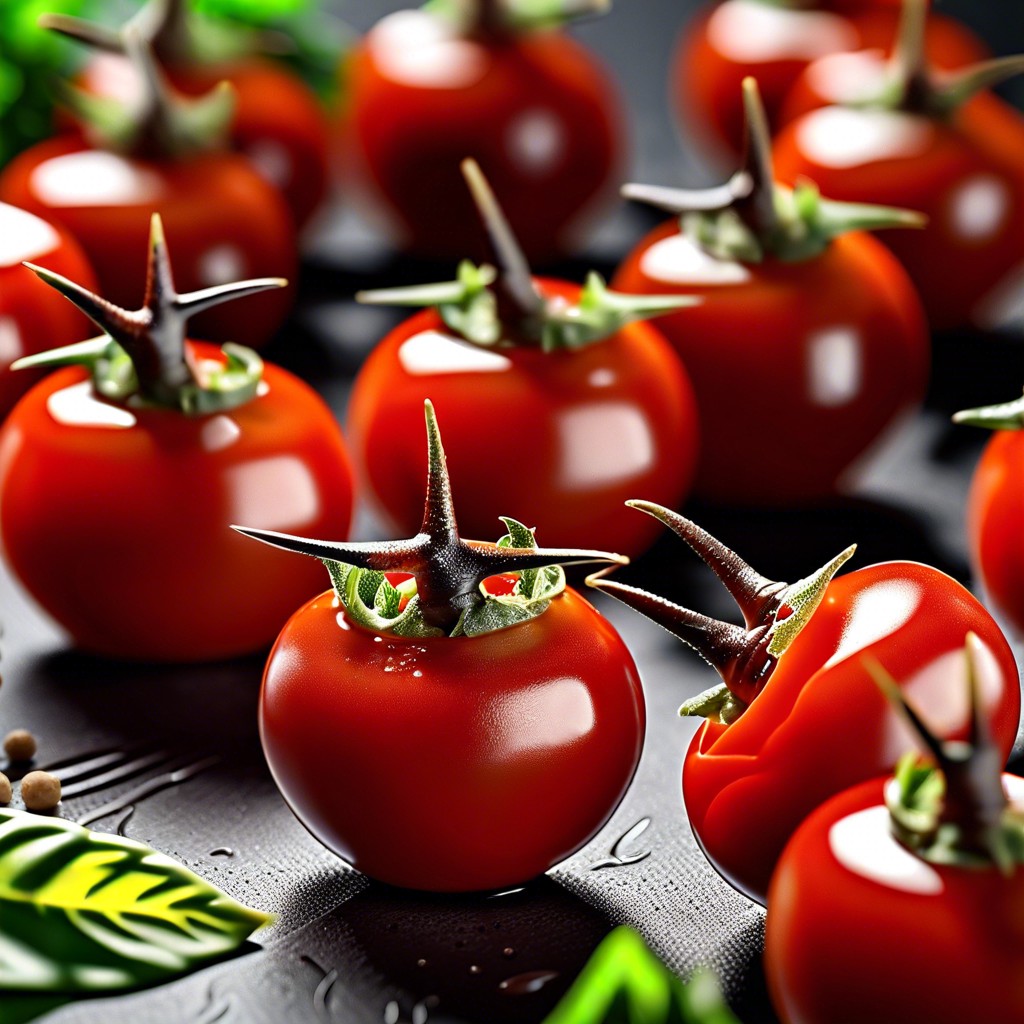 tuna stuffed cherry tomatoes