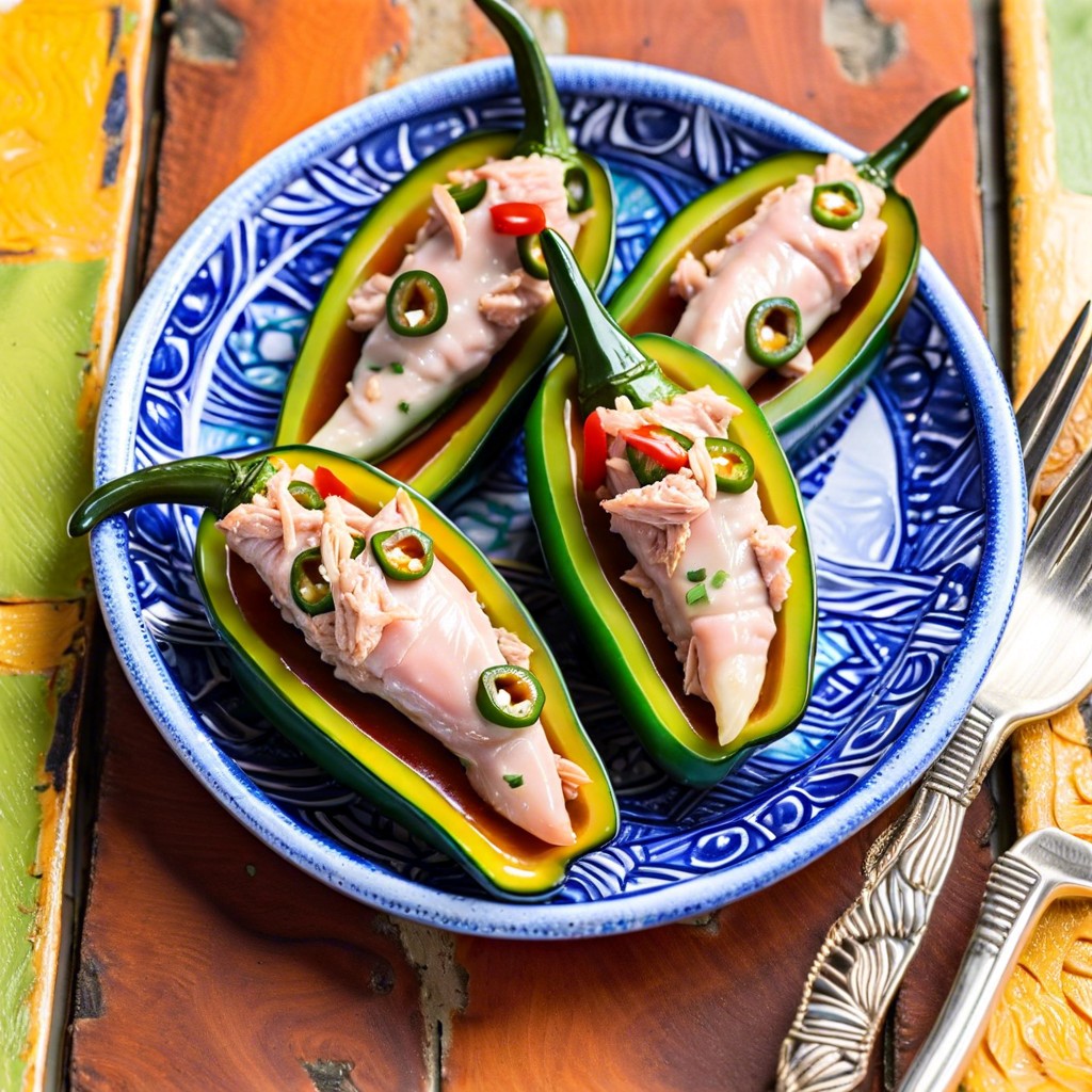 tuna stuffed jalapenos