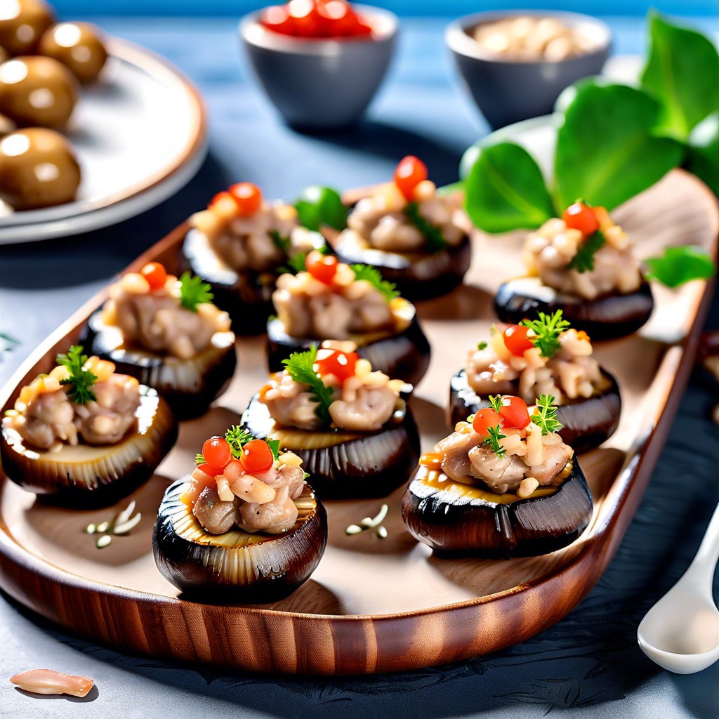 tuna stuffed mushrooms