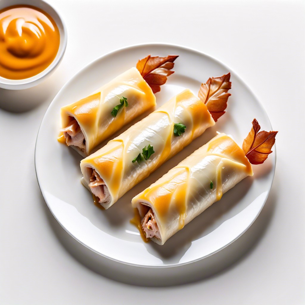 turkey and cheese roll ups