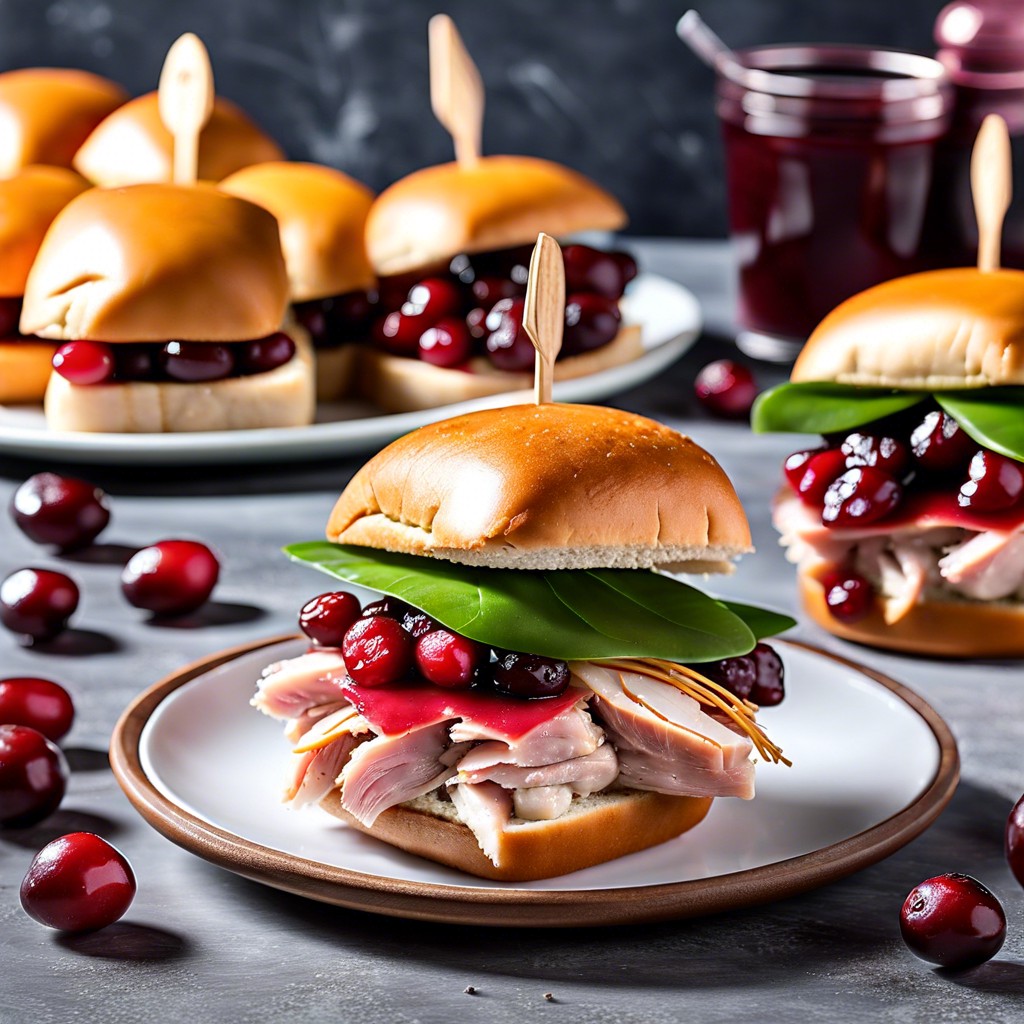 turkey and cranberry sliders