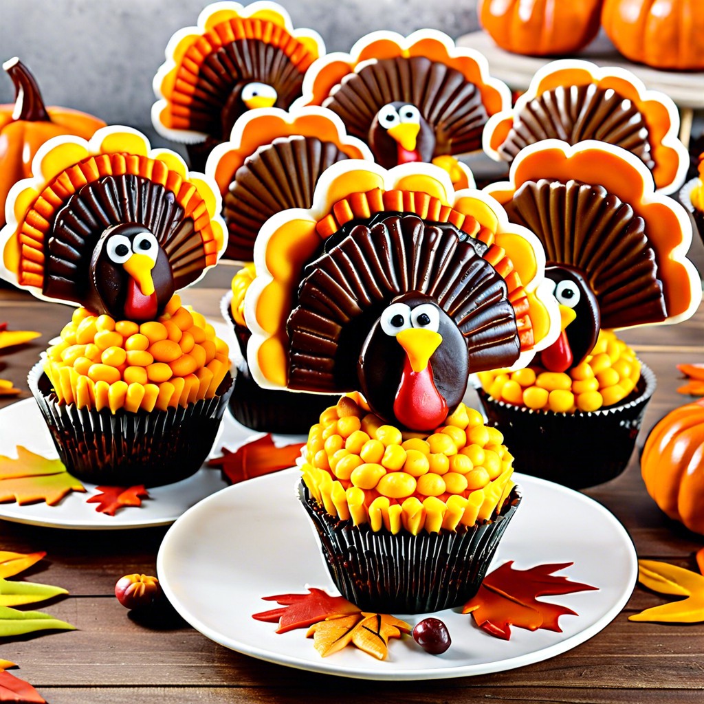 turkey cupcakes