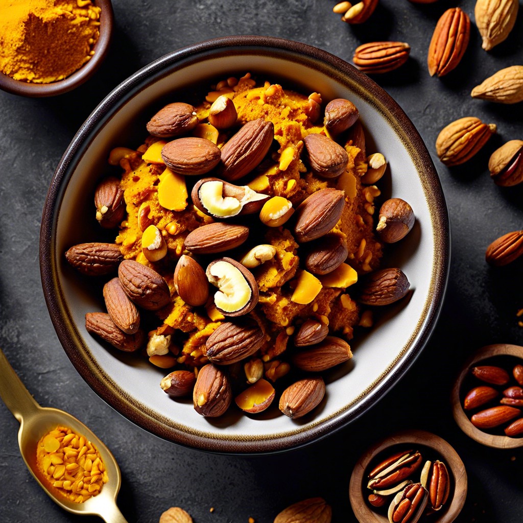 turmeric spiced mixed nuts